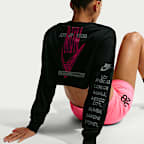 Nike After Dark Tour Women's Dri-FIT Super Cropped Running T-Shirt
