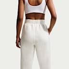 Pantaloni jogger oversize Nike Sportswear Phoenix Fleece a vita alta – Donna