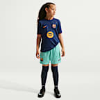 FC Barcelona Third Big Kids' Nike Dri-FIT Soccer Pre-Match Top