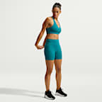Nike Universa Mallas cortas de 13 cm y talle alto sin costuras delanteras - Mujer