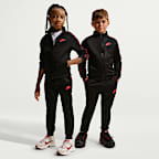 Nike リトルキッズ Dri-FIT ライフスタイル ツーピース フルジップ プロパス パイピング セットアップ