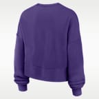 Sudadera de cuello redondo sin cierre universitaria Nike para mujer LSU Phoenix Arch