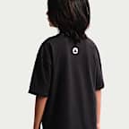 Playera de manga corta para niños talla grande Boston Celtics Nike Edge 26