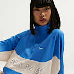 Chamarra oversized con cierre de 1/4 para mujer Nike Sportswear