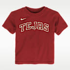 Playera Nike de la MLB infantil Corey Seager, Texas Rangers, edición City Connect