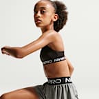 Shorts Dri-FIT 2 en 1 para niña talla grande Nike Pro