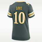 Jordan Love Green Bay Packers Rivalries Collection Women's Nike NFL Game Jersey