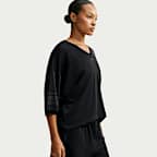 NikeSKIMS Stretch Knit Women's Oversized V-Neck Top