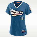 Jackson Chourio Milwaukee Brewers City Connect Women's Nike MLB Stadium Jersey
