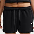 Shorts de tiro medio para mujer Nike Studio Fleece Lightweight "French Terry"