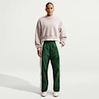 Nike Studio Fleece Medium Weight Women's Oversized Cropped Crew
