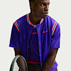 NikeCourt Slam Camiseta de tenis con botones Dri-FIT - Hombre