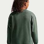 Sudadera de cuello redondo oversized para niña talla grande Nike Sportswear Studio