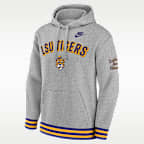 Sudadera con gorro sin cierre universitaria Nike para hombre LSU Legacy Retro