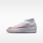 Scarpa da calcio a taglio alto per campi indoor/in cemento Nike Jr. Mercurial Superfly 11 Club – Ragazzo/a