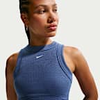 Nike Sportswear Chill Knit aansluitende geribde tanktop voor dames