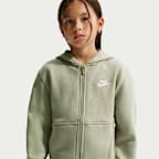 Nike Sportswear Club Fleece Big Kids' Full-Zip Hoodie