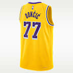 Los Angeles Lakers Icon Edition Nike Dri-FIT Swingman NBA-jersey voor heren