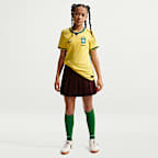 Brasilien 2026 Heimstadion Nike Dri-FIT Replika-Fußballtrikot für ältere Kinder