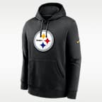 Sudadera con gorro sin cierre Nike de la NFL para hombre Pittsburgh Steelers