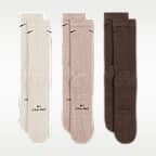 Nike エブリデイ エレベーテッド クルーソックス（3足）