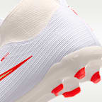 Tacos de futbol para terrenos múltiples de corte high para niños grandes Nike Jr. Mercurial Superfly 11 Academy