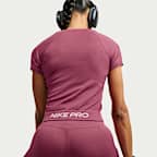 Nike Pro Seamless Dri-FIT T-shirt voor dames