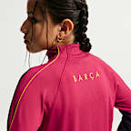 Haut d'entraînement de football en maille Nike Dri-FIT FC Barcelona Strike pour ado