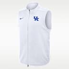Chaleco de cierre completo universitario Nike Therma-FIT para hombre Kentucky Primetime Victory