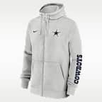 Dallas Cowboys Club Men's Nike NFL Full-Zip Hoodie