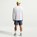 Sudadera de cuello redondo de correr Dri-FIT tipo waffle para hombre Nike Stride