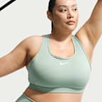 Nike Swoosh Medium Support Women's Padded Sports Bra (Plus Size)