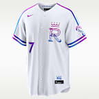 Bobby Witt Jr. Kansas City Royals City Connect Men's Nike MLB Stadium Jersey