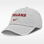 Gorra universitaria Nike ajustable para hombre USC Off-Field Club Gameday