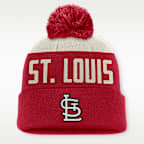 St. Louis Cardinals Cooperstown Peak Men's Nike MLB Cuffed Pom Beanie