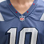 Jersey Nike de la NFL Game para mujer Drake Maye New England Patriots Rivalries Collection