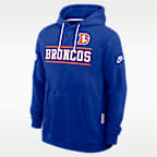 Denver Broncos Alt Standard Issue Men's Nike Dri-FIT NFL Pullover Hoodie