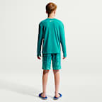 Nike Swim Hydroguard Big Kids' (Boys') Dri-FIT UV Long Sleeve Top