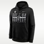 Sudadera con gorro sin cierre universitaria Nike para hombre West Virginia Built on Bravery Club