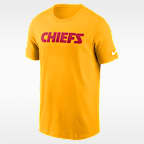 Kansas City Chiefs Primetime Wordmark Essential Men's Nike NFL T-Shirt