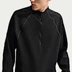 Nike Tech 男款寬鬆 Dri-FIT 四分之一拉鍊上衣