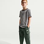 Pants cargo de tejido Fleece para niños talla grande Nike Sportswear Club