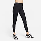 Leggings tiro alto de 7/8 con bolsillos para mujer Nike One