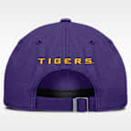 Gorra universitaria Nike ajustable para hombre LSU Sideline Gameday Club
