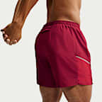 Nike Miler Dri-FIT 2-in-1 hardloopshorts voor heren (13 cm)