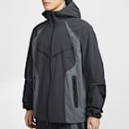 나이키 테크 남성 드라이 핏 우븐 풀집 컬러 블록 윈드러너 재킷