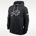 Sudadera con gorro sin cierre Nike Dri-FIT de la NFL para hombre Buffalo Bills Salute to Service Sideline