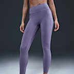 Leggings de cintura alta sin costura delantera de 7/8 para mujer Nike Universa