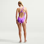Traje de baño de una pieza con diseño Fastback para mujer Nike Swim HydraStrong