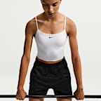 Camisola sem mangas com sutiã de desporto almofadado de suporte médio Nike One para mulher